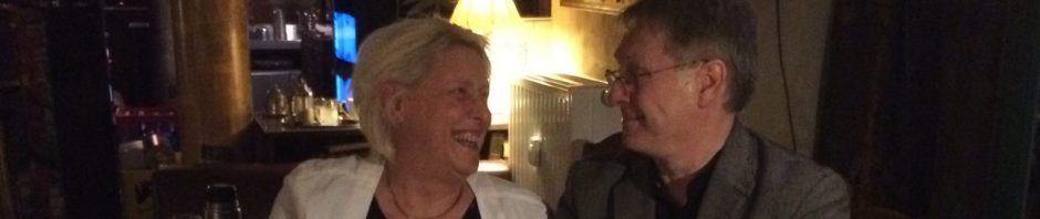 Beate und Dirk in der Buchbar in Dresden